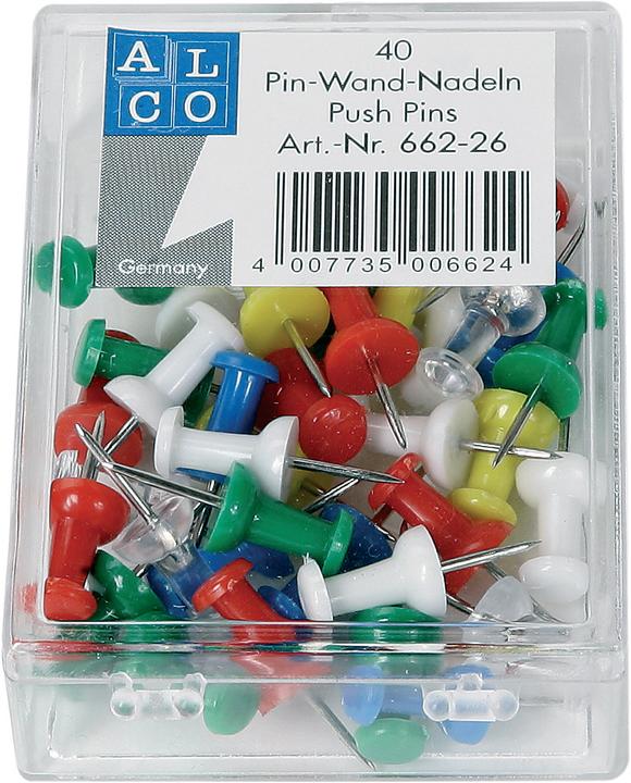 Actual product image Alco Pinboard needles (40 Piece, 24 mm)