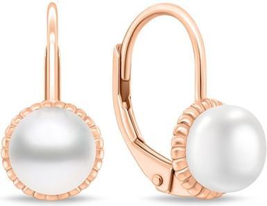 Immagine prodotto Brilio Silver - Rose gold plated earrings with river pearls EA1140R