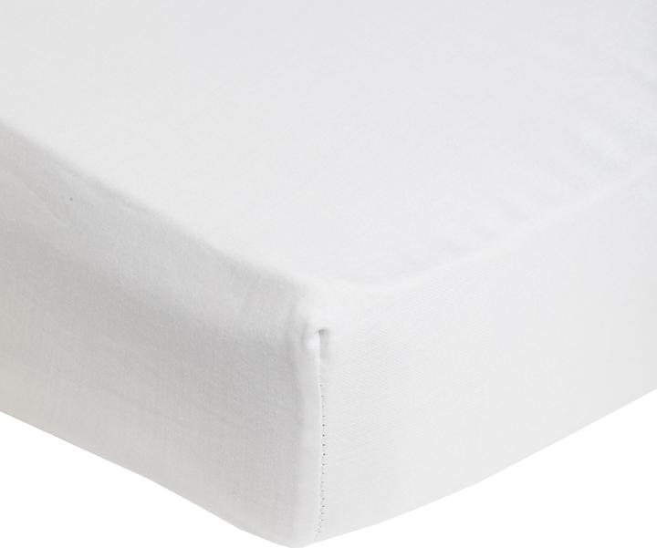 Produktbild Domoletti FITTED SHEET SATEEN 90X200+25 WHITE (90x200 cm)
