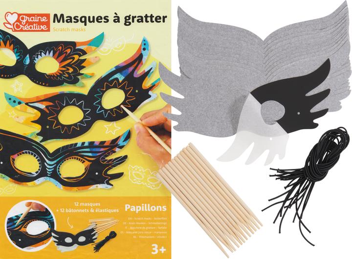 Creative Kratz-Masken, 12 St.
