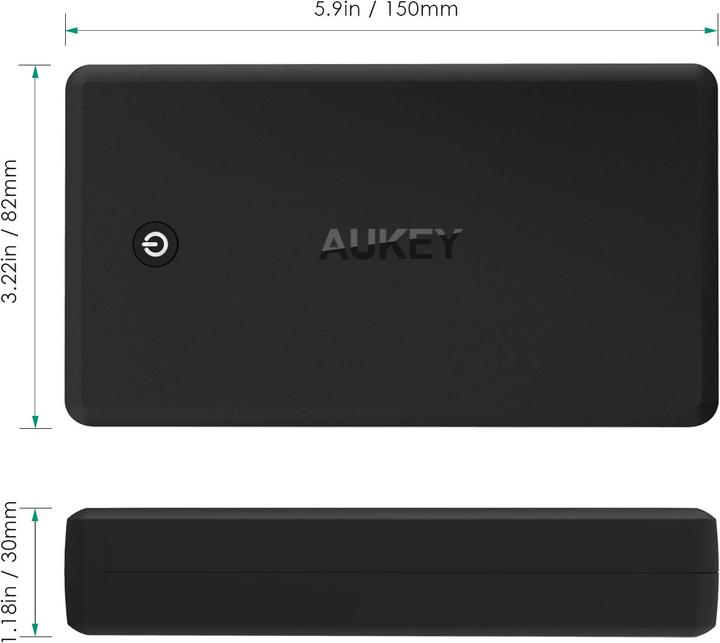 Actual product image Aukey Pb-Y3 (30000 mAh, 111 Wh)