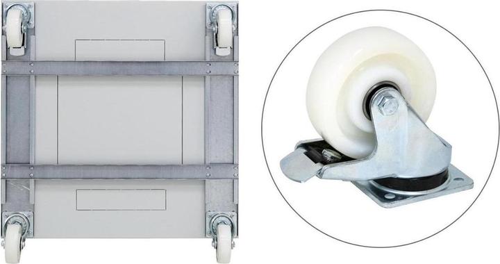 Immagine prodotto Triton RAX-RK-H88-X1 - Set di rulli con telaio di rinforzo 800x800 per RDA con portata di 1900 kg