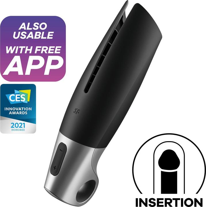 Produktbild Satisfyer Power Masturbator - Black / Silver