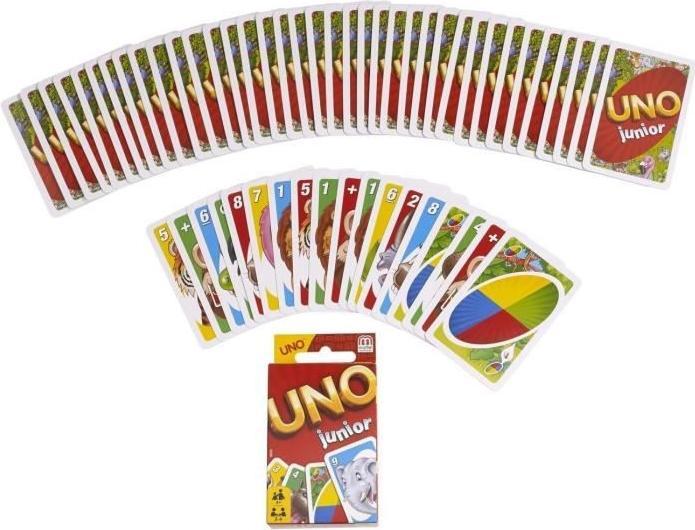 Actual product image Mattel Games Uno Junior (English, German, French, Italian)