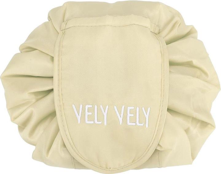 Actual product image Intirilife Cosmetic Bag in CASHEW BEIGE