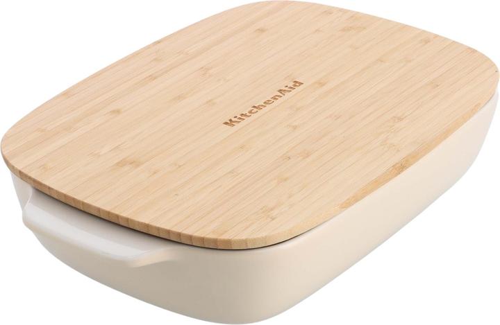 Immagine prodotto KitchenAid overschaal met bamboe deksel - large - amandel wit
