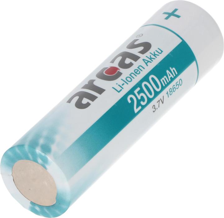 Produktbild Arcas IMC18650BP1 Spezial-Akku 18650 Li-Ion 3.7 V 2500 mAh (1 Stk., 18650, 2500 mAh)