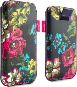 Actual product image Proporta Joules Leather Universal Pouch Navy Floral (Universal)