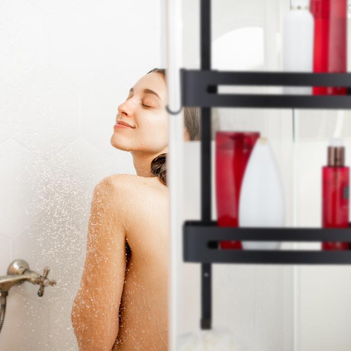 Actual product image Relaxdays shower shelf (33 x 23 x 72.5 cm)