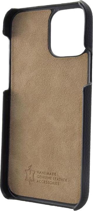 Produktbild Mike Galeli HARD-Cover in Echtleder Lenny black (Apple iPhone 13 Pro Max)