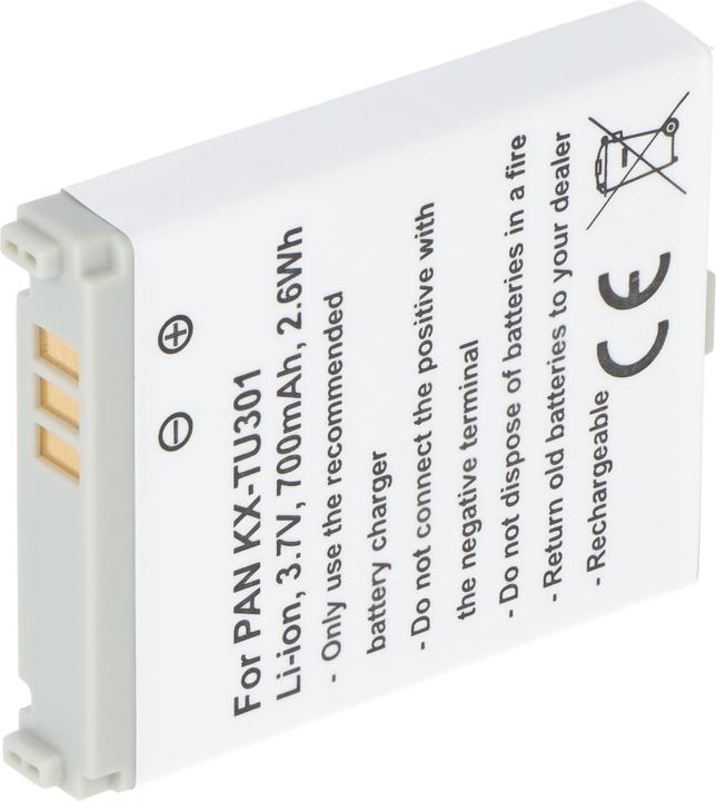 Actual product image AccuCell Akku CGA-LB102, KX-TU301, KX-TU321, KX-TU325, KX-TU328