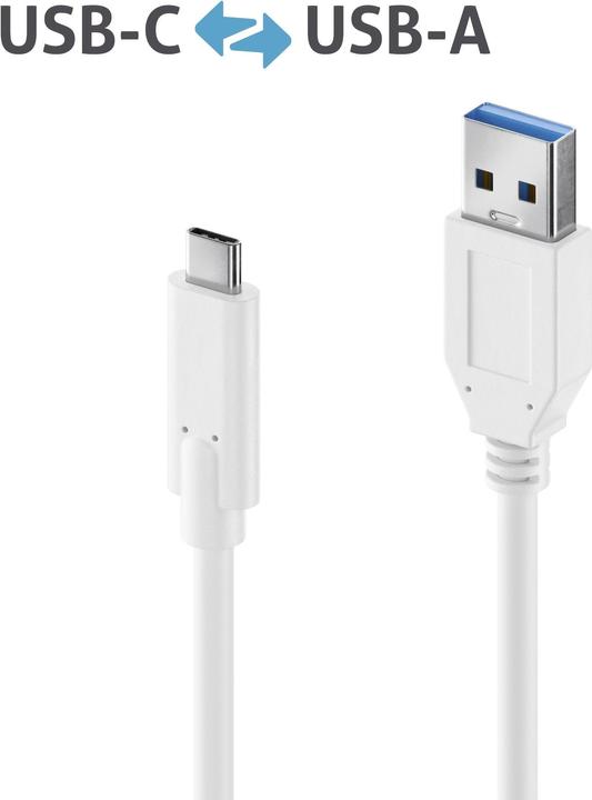 Image du produit Purelink USB A – USB C (1 m, USB 3.1)