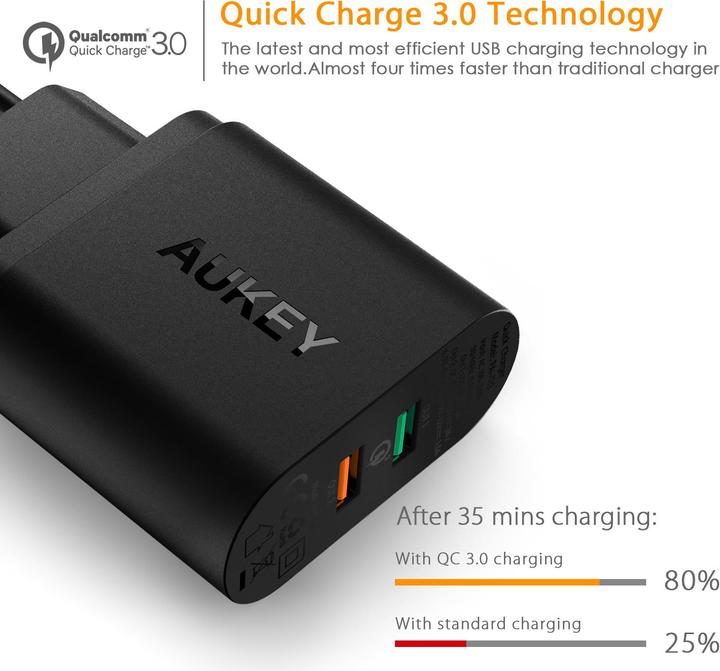 Actual product image Aukey PA-T13 Quick Charge 3.0 33W (34.50 W)