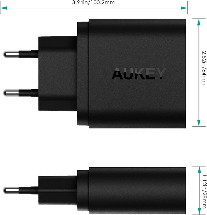 Actual product image Aukey PA-T13 Quick Charge 3.0 33W (34.50 W)