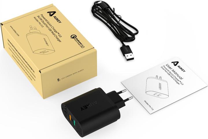 Actual product image Aukey PA-T13 Quick Charge 3.0 33W (34.50 W)