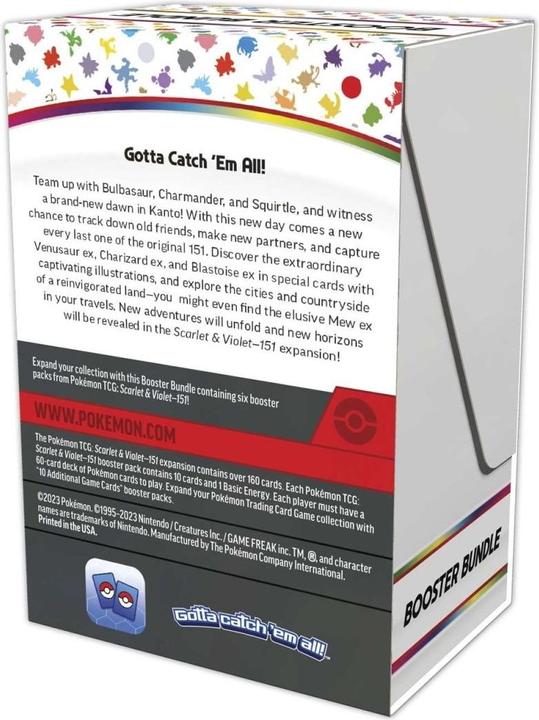 Immagine prodotto Pokémon TCG Scarlet & Violet 03,5 boosters Bundle (Inglese, Pacchetto)