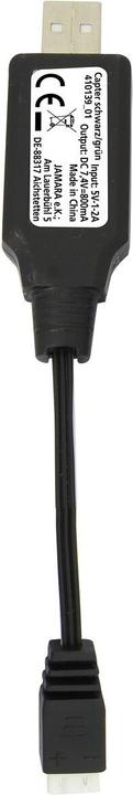 Actual product image Jamara USB Charging Cable Capter Speedboot 7.4V 2.4GHz