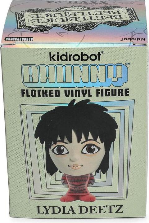 Image du produit Kidrobot Beetlejuice Beetlejuice Bhunny Flocked Figurine en vinyle Lydia Wedding 10 cm