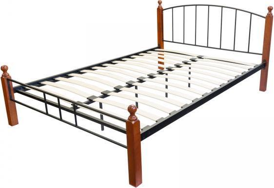 Produktbild Homestyle4u Metallbett mit Lattenrost (140 x 200 cm)