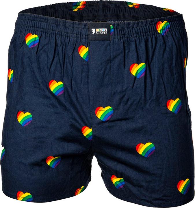 Actual product image Happy shorts Woven Boxer Shorts Casual Comfort Fit (M, Single pack)