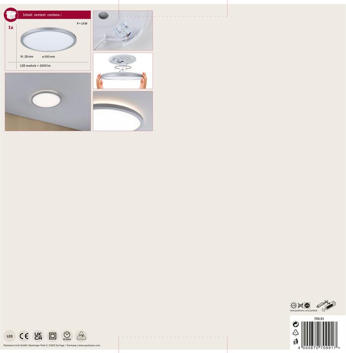 Produktbild Paulmann Panel Atria Shine (2000 lm)