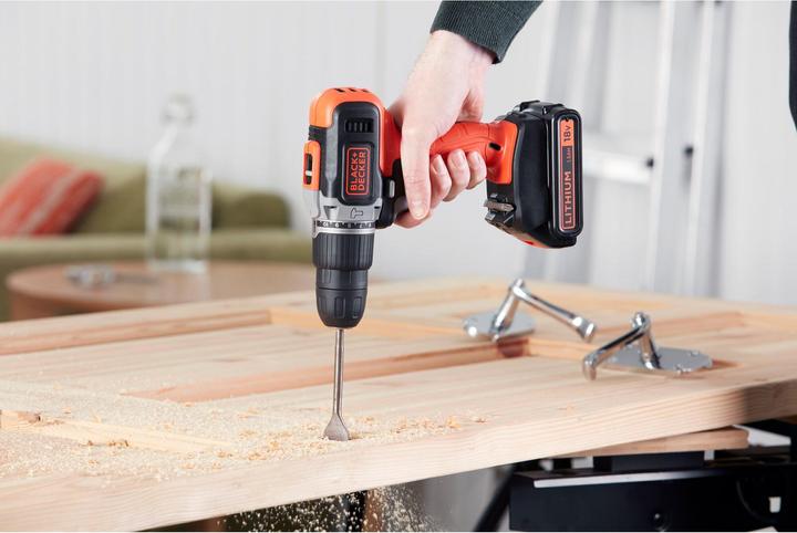 Actual product image Black & Decker Black+Decker BCD003C2KQW Impact drill 18V incl. case (Rechargeable battery operated)