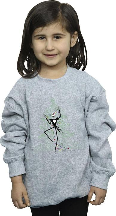 Produktbild Disney The Nightmare Before Christmas Tree Green Sweatshirt Mädchen (140, 146)