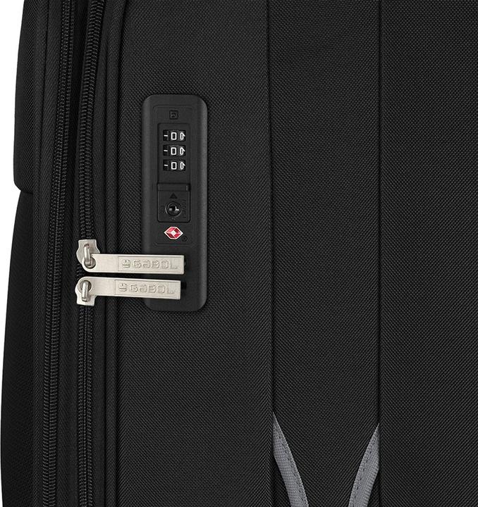 Immagine prodotto Gabol Set di valigie Zambia a 4 ruote 3 pezzi con piega elastica (208 l, XL (da 115l))