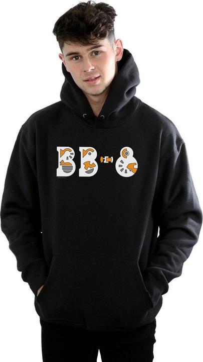 Star Wars The Rise Of Skywalker BB8 Text Logo Kapuzenpullover (L)