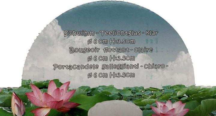 Actual product image GuGus Floating tealight glass