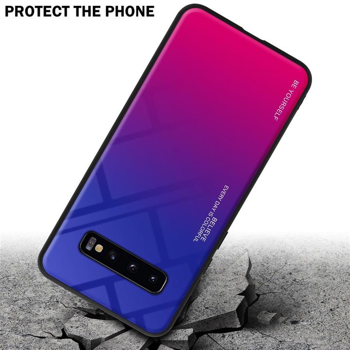 Productafbeelding Cadorabo TPU 2 kleuren glasdekking (Samsung Galaxy S10+)