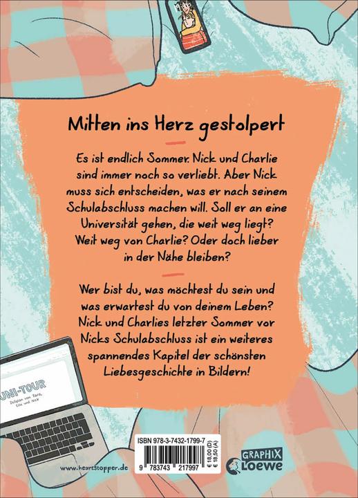 Actual product image Loewe Heartstopper Volume 5 (deutsche Hardcover-Ausgabe) (German, Alice Oseman, Anne Brauner, Loewe Graphix, 2023)