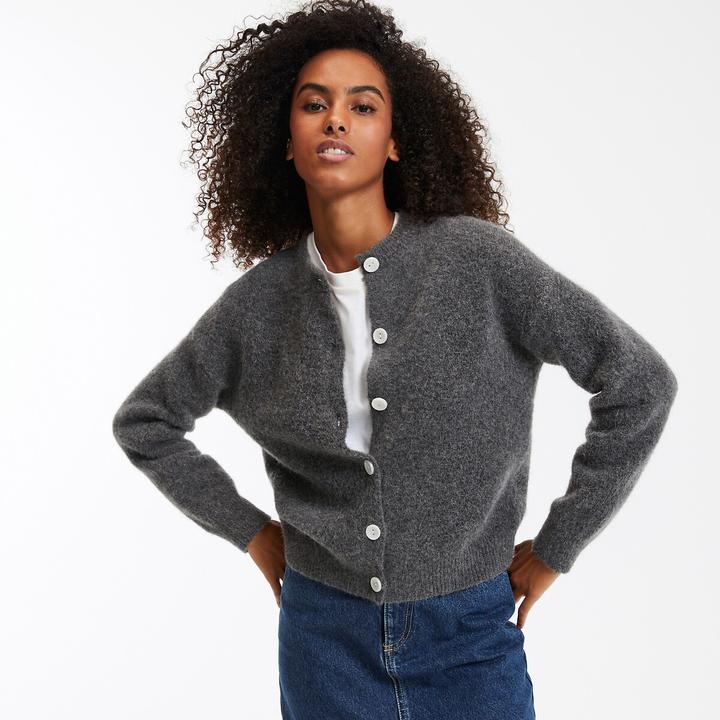 Immagine prodotto La Redoute Collections Cardigan mit rundem Ausschnitt (S)