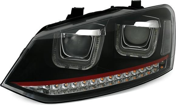 Produktbild Eagle Eyes VW Polo - LED Angel Eyes Scheinwerfer Mit Dynamic Blinker