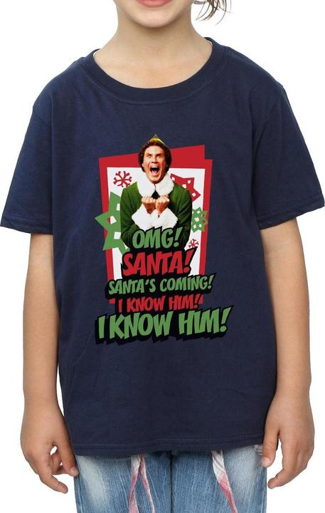 Immagine prodotto Elf OMG Santa Maglietta Ragazze (152, 158)