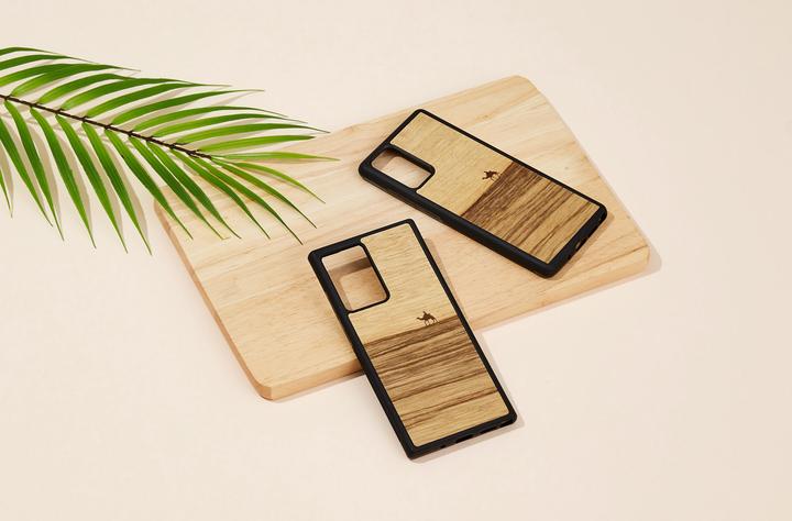 Produktbild Man.Wand &WOOD case for Galaxy Note 20 terra juodas (Samsung Galaxy Note 20)