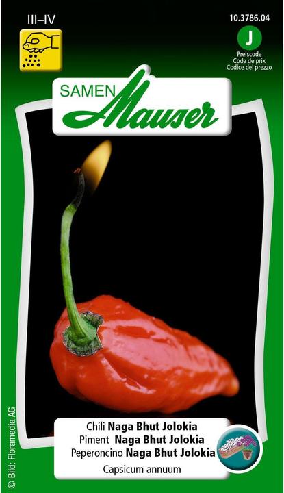 Samen Mauser Chili Naga Bhut Jolokia (Semi di verdura)