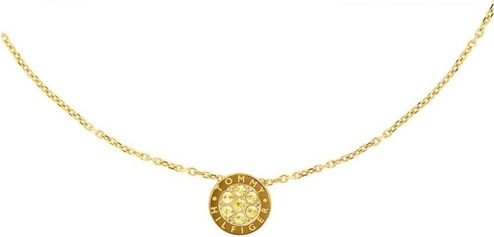 Actual product image Tommy Hilfiger Crystal necklace (Stainless steel, 46 - 51 cm)