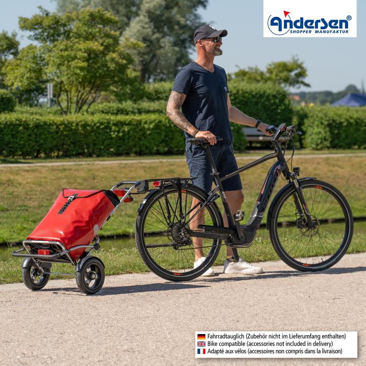 Produktbild Andersen Royal Shopper Plus Ortlieb Einkaufstrolley 65 cm mit Lufträdern