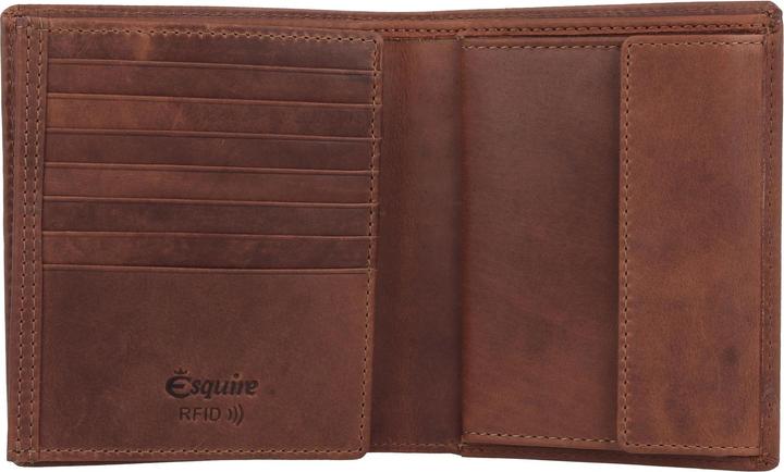 Actual product image Esquire Dallas wallet RFID protection leather 12 cm