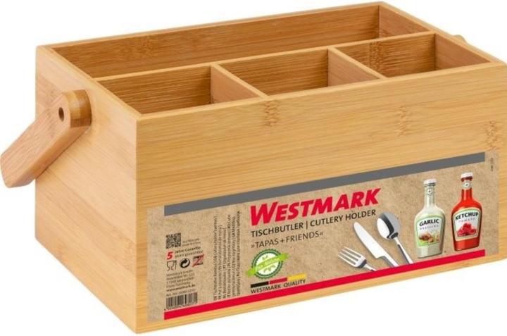 Actual product image Westmark Tapas & Friends table butler, 4 compartments, bamboo, sb