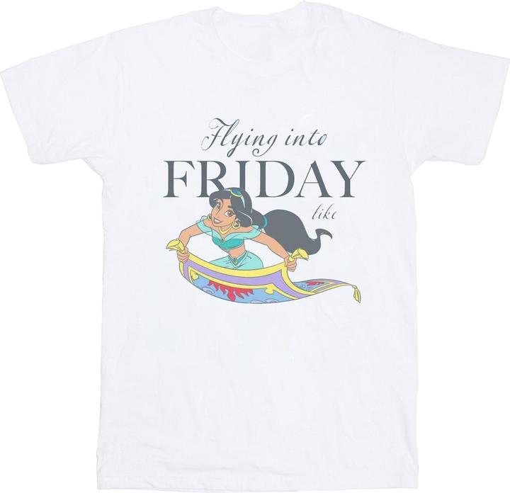 Disney Princess Jasmine Flying Into Friday Like TShirt