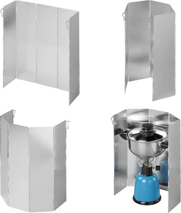 Actual product image ProPlus Cooking windscreen 5-piece aluminium