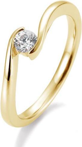 Produktbild Breuning Ring Schwung 0,05-0,30ct. (56, 585/14 K Gold)
