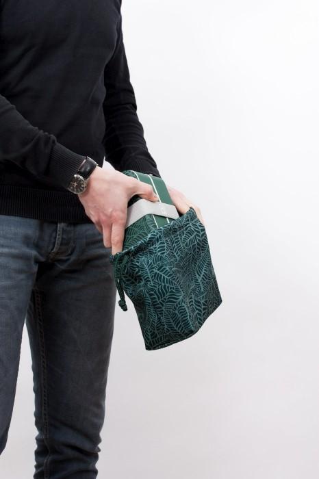 Immagine prodotto Monbento Borsa pranzo MB Pochette M Jungle - Borsa Bento in poliestere - Perfetta per l'ufficio/la