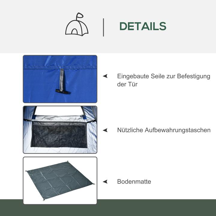 Actual product image Outsunny Shower tent with carrying bag (1.47 kg, 1 person)