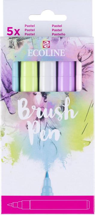 Immagine prodotto Talens Pennello Ecoline Pastello (Multicolore, 5 x)