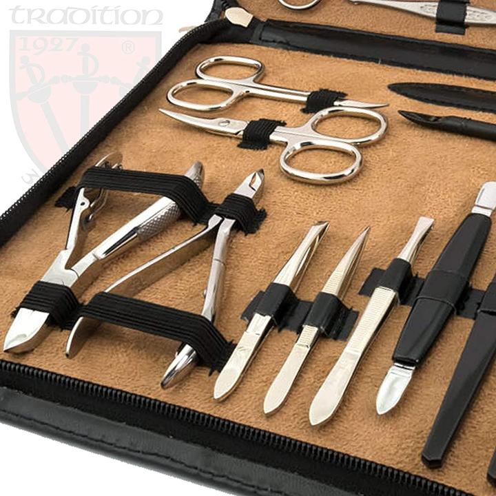 Immagine prodotto Kellermann Set di unghie 23 pezzi in similpelle, nero