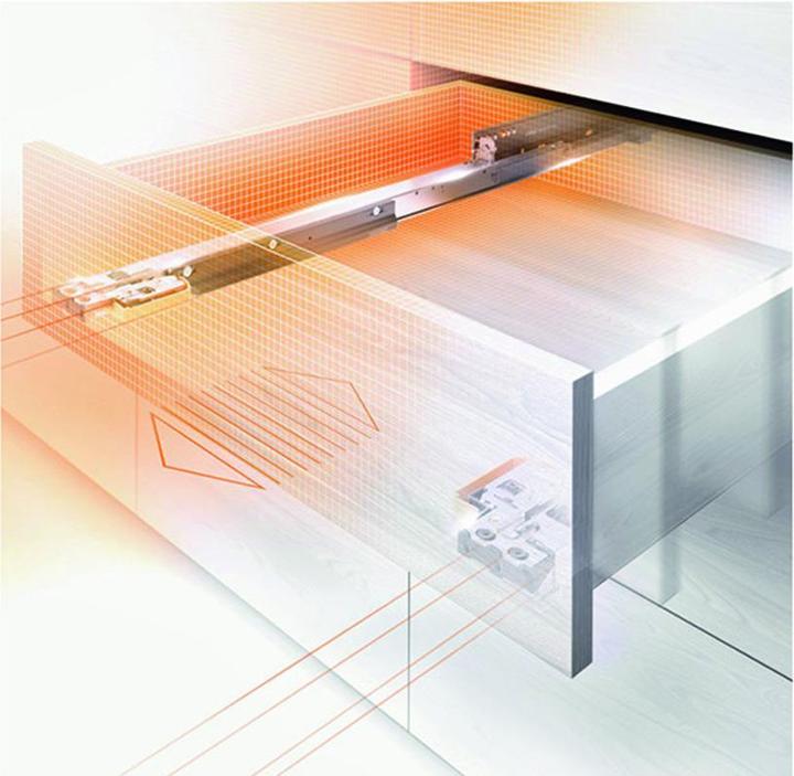 Image du produit Blum 760H5000T ZN sortie totale 40 kg, LN=500