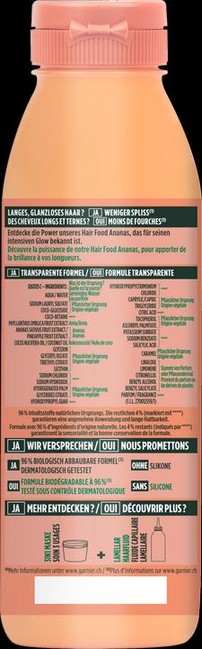 Produktbild Garnier Hair Food Shampoo glanzverleihende Ananas (350 ml, Flüssiges Shampoo)